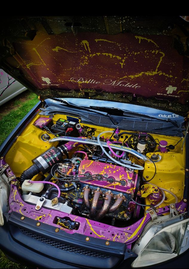 Honda civic EJ/EK : Prépa moteur, Peinture, Sablage, Éthanol, Restauration